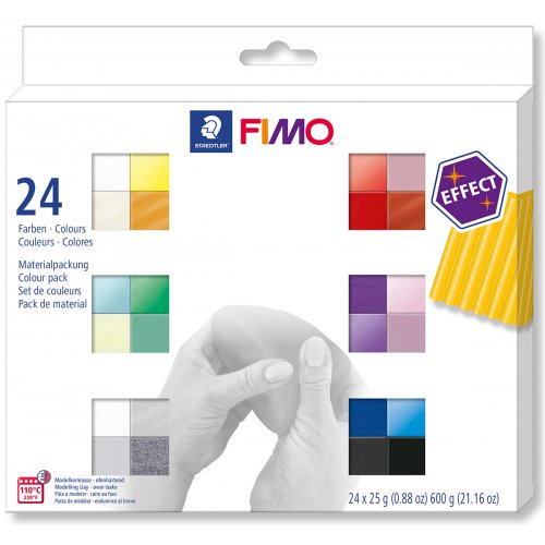 FIMO Efekt sada 24 barev 25 g