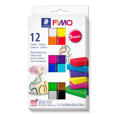 FIMO Soft sada 12 barev 25 g BASIC