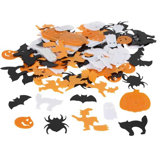 Flitry Halloween - černá, oranžová, bílá