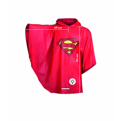 Školní batoh s pončem Superman – ORIGINAL - obrázek
