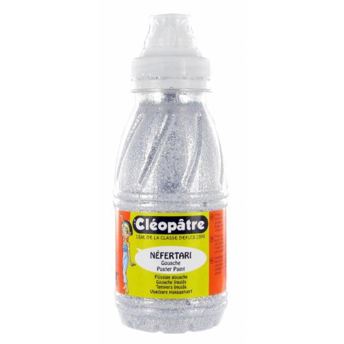 Třpytivý gel Cleopatre 250 ml Stříbrná