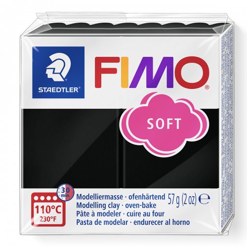 FIMO soft 57g ČERNÁ