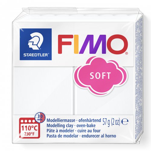 FIMO soft 57g BÍLÁ